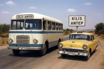 Kilis–Gaziantep Hattının Unutulmayan Ulaşım Araçları: “Cevrole” Taksiler ve Eski Otobüsler Hafızalarda Yaşıyor