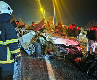 Kilis G&uuml;mr&uuml;k Yolu&rsquo;nda Feci Kaza: &Ccedil;ok Sayıda Ekip Sevk Edildi