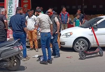Kilis İslahiye Caddesi'nde Scooter Kazası: 50 Yaşındaki Adam Yaralandı