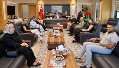 Kilis Özel Meltem İlk ve Ortaokulu Başkan Bilecen’le görüştü