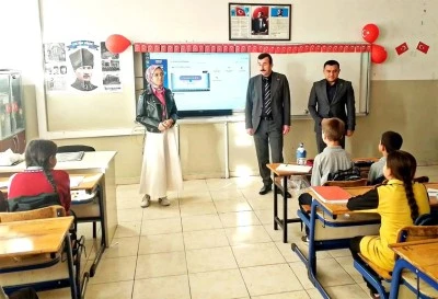 Kilis Şehit Sakıp İmam Hatip Ortaokuluna ziyaret
