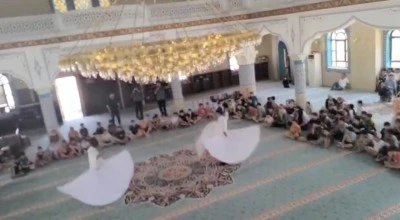 Kilis Semazenleri Kayabaş Camiinde sema mukabelesi düzenledi
