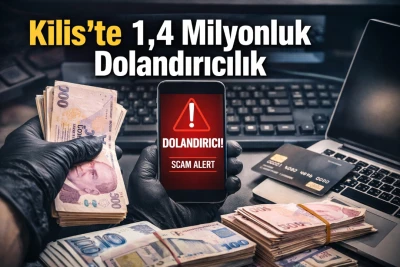 Kilis&rsquo;te 1,4 milyonluk dolandırıcılık
