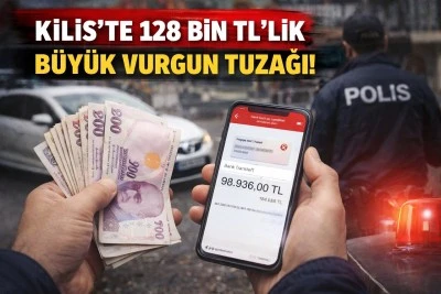 Kilis&rsquo;te 128 Bin TL&rsquo;lik B&uuml;y&uuml;k Vurgun Tuzağı!