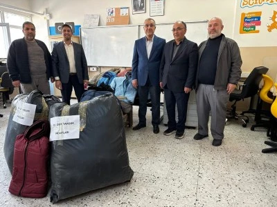 Kilis’te 1400 Öğrenciye Mont ve Kaban Desteği