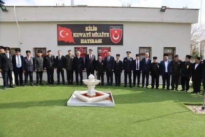  Kilis&rsquo;te 18 Mart&rsquo;ta Anlamlı Ziyaret: Şehit Aileleri ve Gaziler Unutulmadı