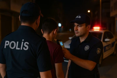 Kilis’te 18 yaş altı sürücü alkollü araç kullanırken yakalandı