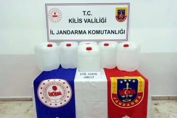 Kilis'te 180 litre etil alkol ele geçirildi