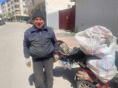 Kilis'te 35 yıldır geçimini çöpten sağlıyor (ÖZEL HABER)