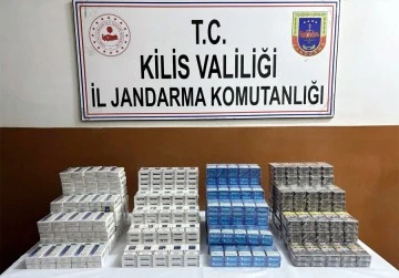 Kilis'te 650 paket sigara  ele geçirildi