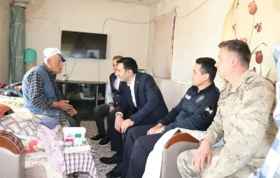 Kilis’te 97 Yaşındaki Kore Gazisine Anlamlı Ziyaret