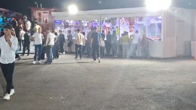 Kilis'te a&ccedil;ılan Lunaparka T&uuml;rklerden &ccedil;ok Araplar ilgi g&ouml;sterdi