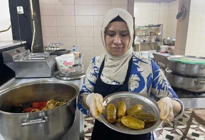Kilis’te acur dolması damakları şenlendiriyor