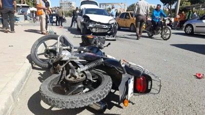 Kilis'te araç ile motosiklet çarpıştı: 1 yaralı