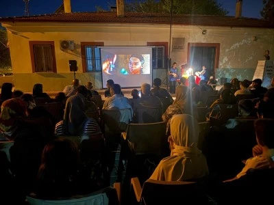 Kilis’te Arpakesmez Köyü’nde Sinema Keyfi 