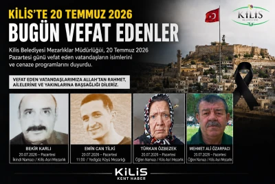 Kilis'te Bug&uuml;n 4 Acı Kayıp!