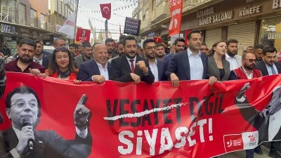 Kilis’te CHP’li Gençlerden Tutuklu Belediye Başkanları İçin Adalet Yürüyüşü