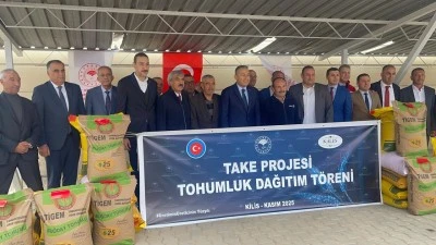 Kilis’te Çiftçiye Büyük Destek