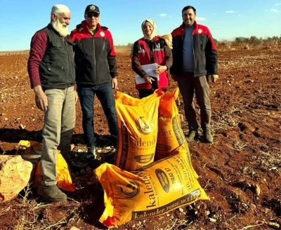 Kilis’te Çiftçiye Destek: % 75 Hibeli Sertifikalı Mercimek Tohumu Toprakla Buluştu
