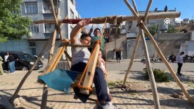 Kilis'te &ccedil;ocuklar Tarihi geleneklerle doyasıya eğlendi