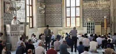 Kilis’te Cuma vaazı verdi