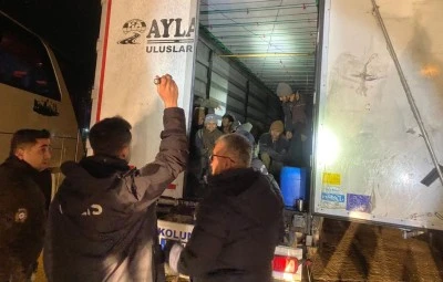 Kilis`te değil &Ccedil;ankırı&rsquo;da 75 d&uuml;zensiz g&ouml;&ccedil;men yakalandı