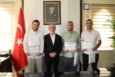 Kilis'te din görevlilerine belgeleri takdim edildi