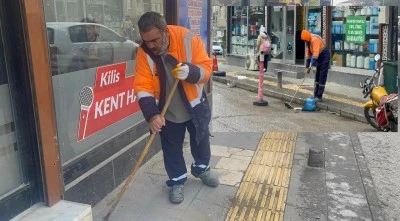 Kilis&rsquo;te Dondurucu Havada G&ouml;rev Başında