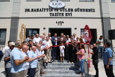 Kilis'te Dr. Bahattin &amp; Güler Gündeniz Taziye Evi Hizmete Açıldı
