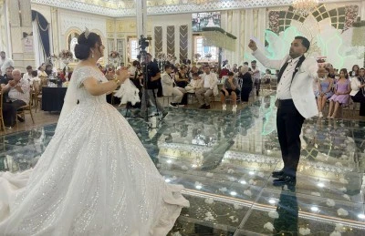 Kilis’te Elif Buse Bekem ve Halil Deniz Kösemez’in düğününe yoğun ilgi
