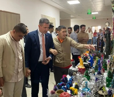 Kilis’te Engelli Öğrencilerden Anlamlı Sergi