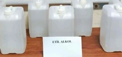 Kilis'te etil  alkol ele geçirildi