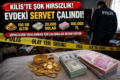 Kilis&rsquo;te Ev Soygunu! 