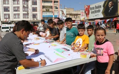 Kilis'te Filistin için anlamlı etkinlik