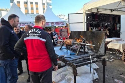 Kilis&rsquo;te Fuar Alanında Gıda Denetimi