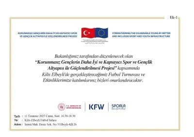 Kilis’te Futbol Turnuvası Düzenleniyor