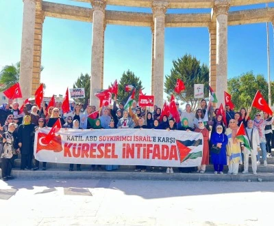 Kilis’te “Gazze için Sessiz Çığlık” Etkinliği Düzenlendi