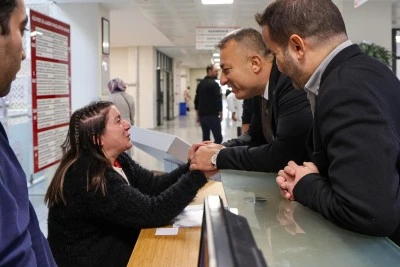 Kilis’te Hastalar ve Sağlık Çalışanları Yalnız Bırakmadı