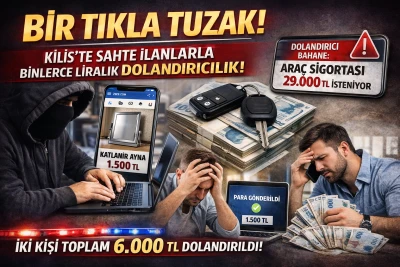 Kilis&rsquo;te İki Kişi Mağdur Oldu