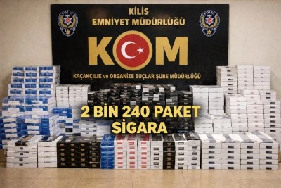 Kilis&rsquo;te  İş Yeri ve Evde  Ka&ccedil;ak Sigara Ele Ge&ccedil;irildi