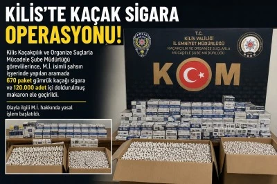Kilis&rsquo;te Ka&ccedil;ak&ccedil;ılığa Darbe