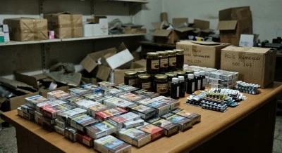  Kilis&rsquo;te Ka&ccedil;ak&ccedil;ılık Operasyonu! İşyerinden Bakın Neler &Ccedil;ıktı