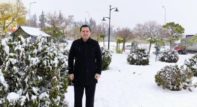 Kilis&rsquo;te Kar Yağışı Tarımda Umut Oldu