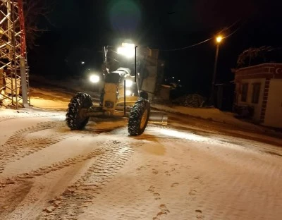 Kilis&rsquo;te Kar Y&uuml;z&uuml;n&uuml; G&ouml;sterdi