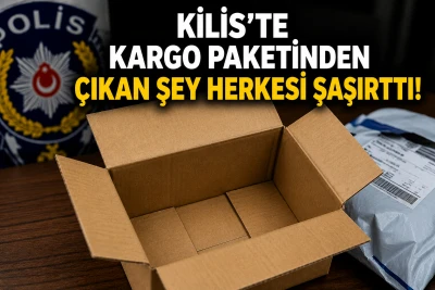 Kilis'te Kargo Paketinden &Ccedil;ıkan Şey Herkesi Şaşırttı!