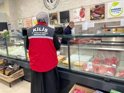 Kilis&rsquo;te Kasaplara Sıkı Denetim