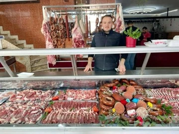 Kilis'te kasaplarda bayram bereketi