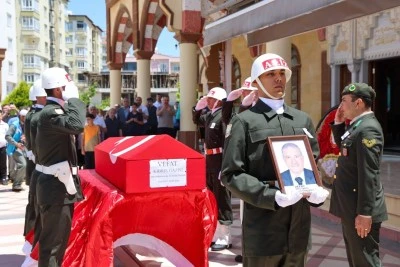 Kilis&rsquo;te Kıbrıs Gazisi  Son Yolculuğuna Uğurlandı