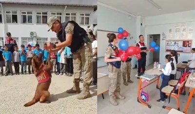 Kilis’te Kız Çocuklarına Jandarmadan Sürpriz Ziyaret