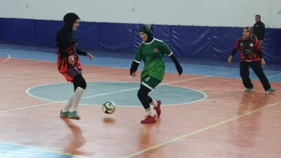 Kilis&rsquo;te Kızlar Futsal Coşkusu